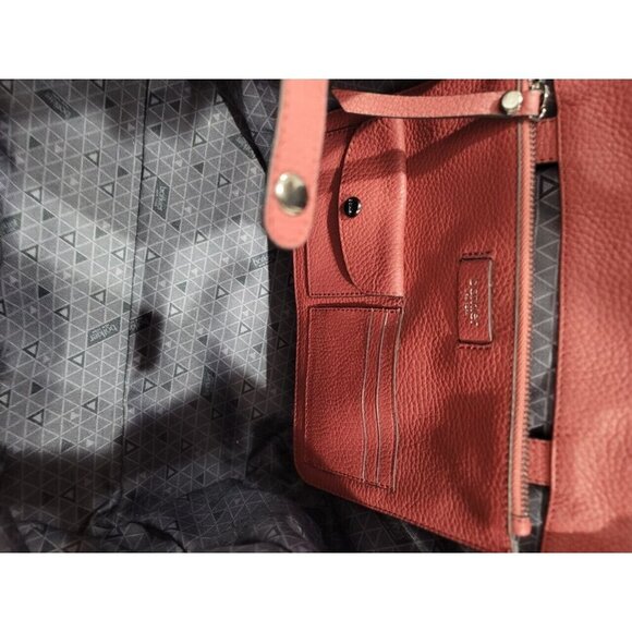 Botkier New york Woman's Leather Tote Color Red Medium - Picture 7 of 9